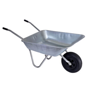 Garden Wheelbarrow 65 Litre / 100Kg Capacity with Pneumatic Tyre